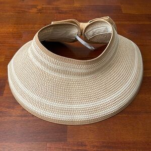 Renato Balestra paper‎ straw hat with bow and open top